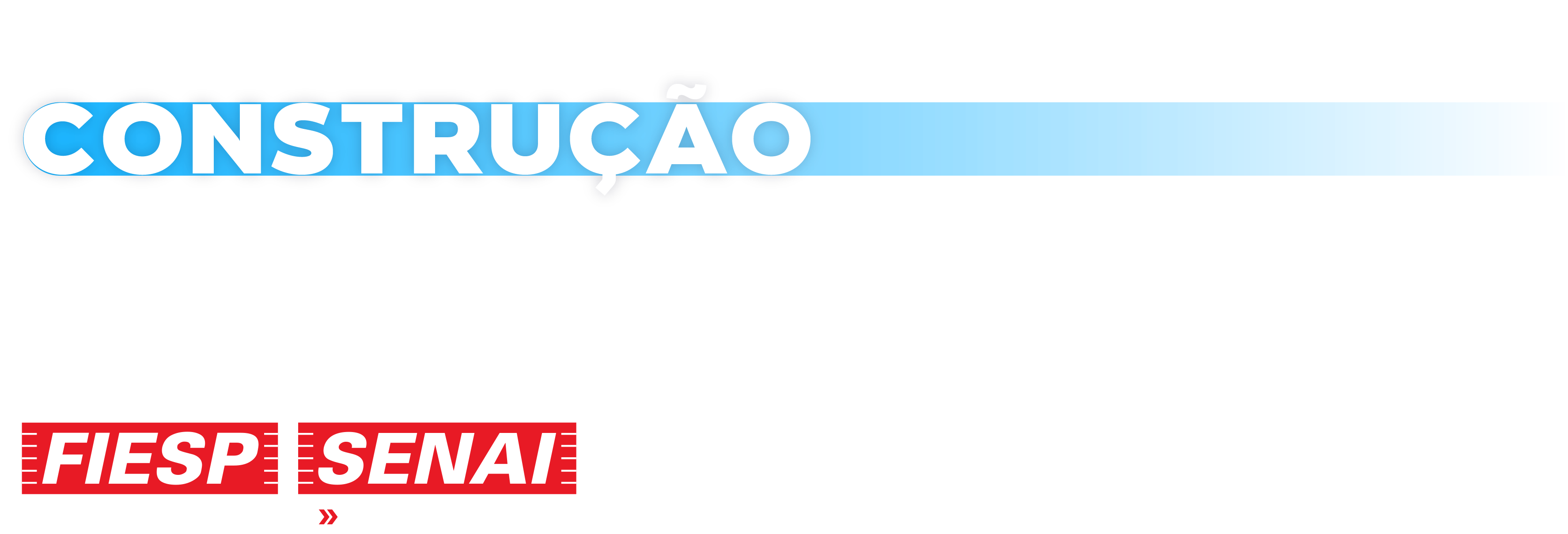 Logo do programa Indústria da Construção SENAI-SP